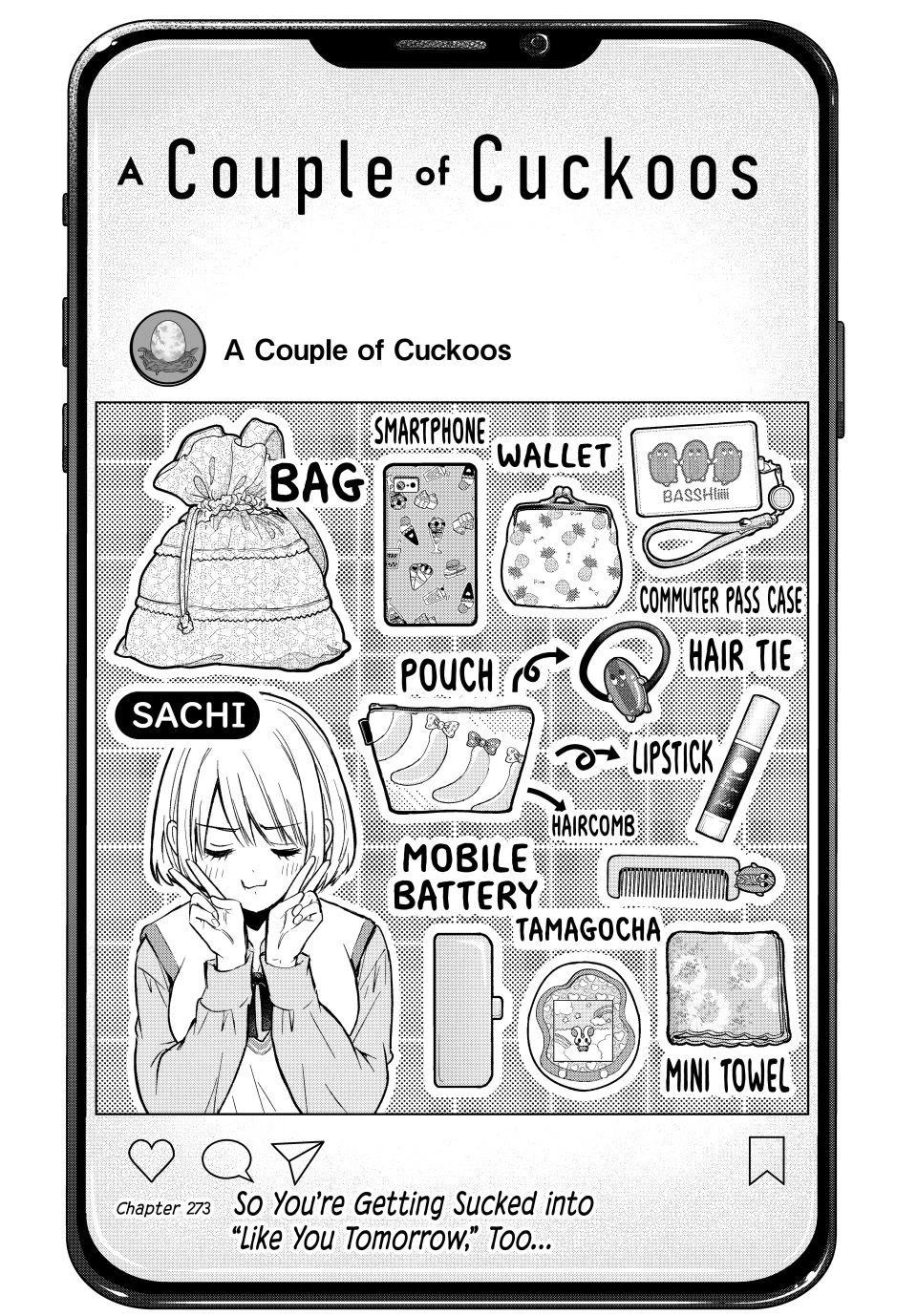 Kakkou no Iinazuke chapter 273 page 1