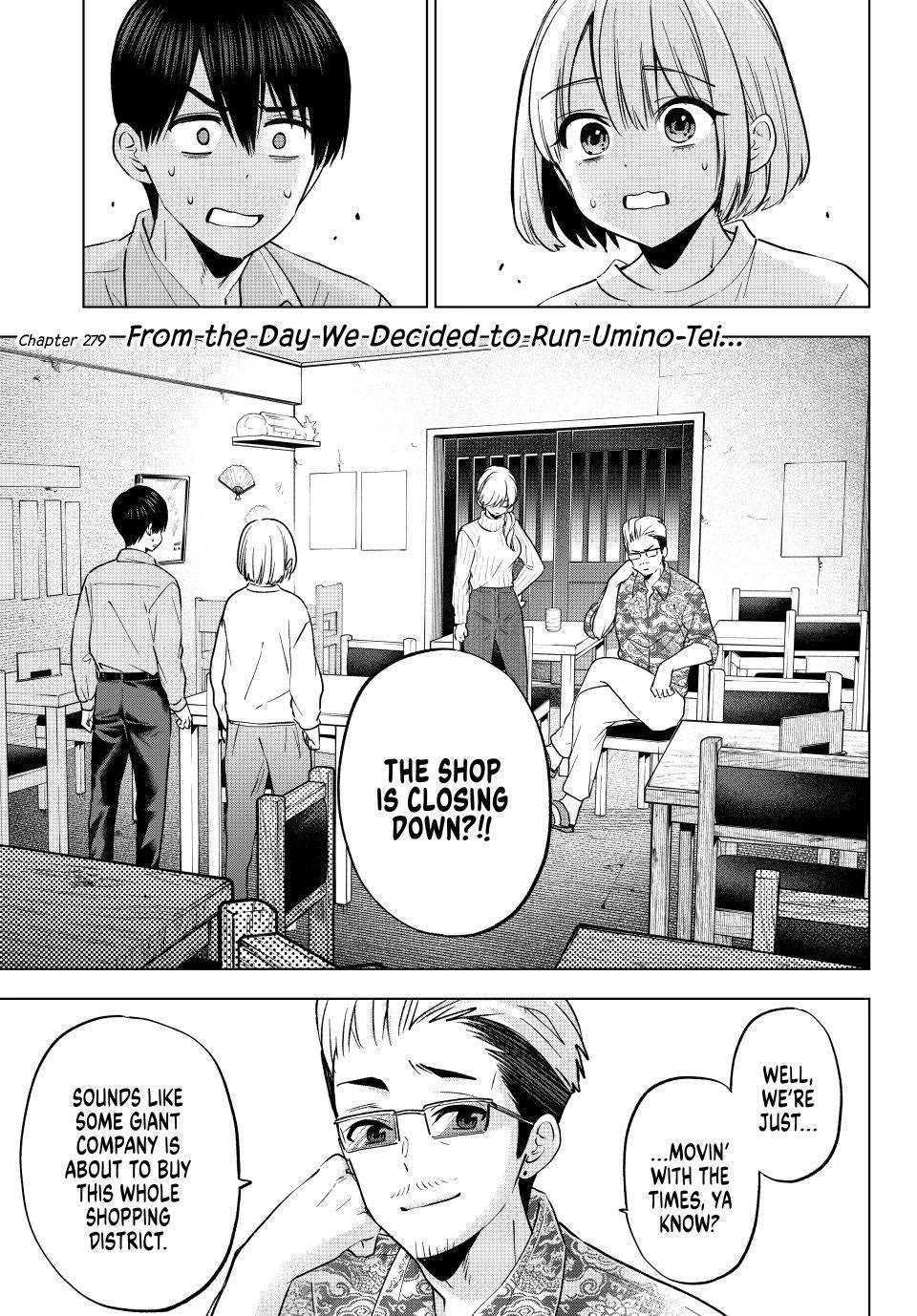 Kakkou no Iinazuke chapter 279 page 1