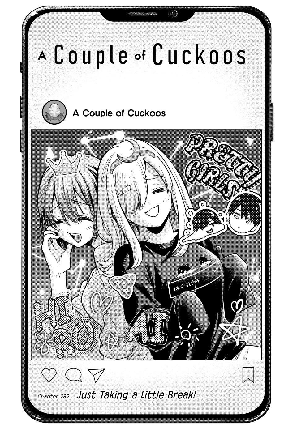 Kakkou no Iinazuke chapter 289 page 1