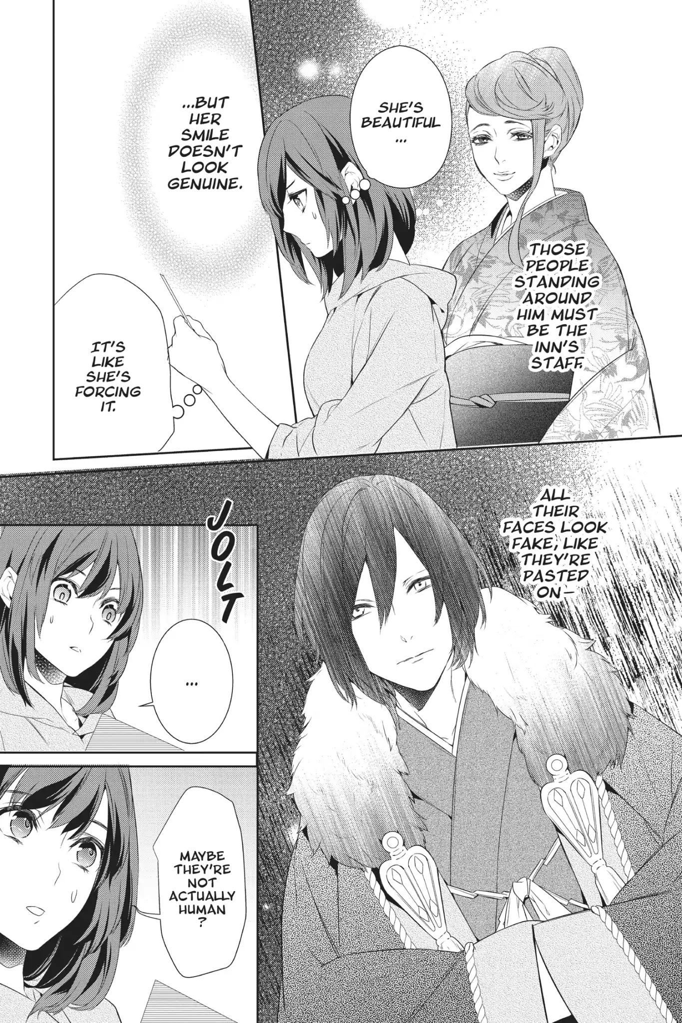 Kakuriyo no Yadomeshi: Ayakashi Oyado ni Yomeiri Shimasu. chapter 1 page 10