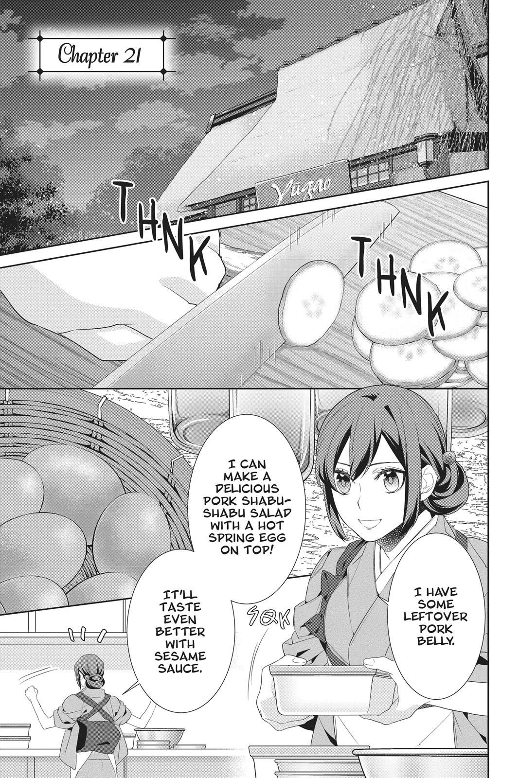 Kakuriyo no Yadomeshi: Ayakashi Oyado ni Yomeiri Shimasu. chapter 21 page 1