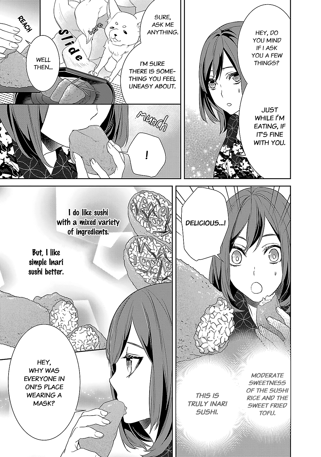 Kakuriyo no Yadomeshi: Ayakashi Oyado ni Yomeiri Shimasu. chapter 3 page 15