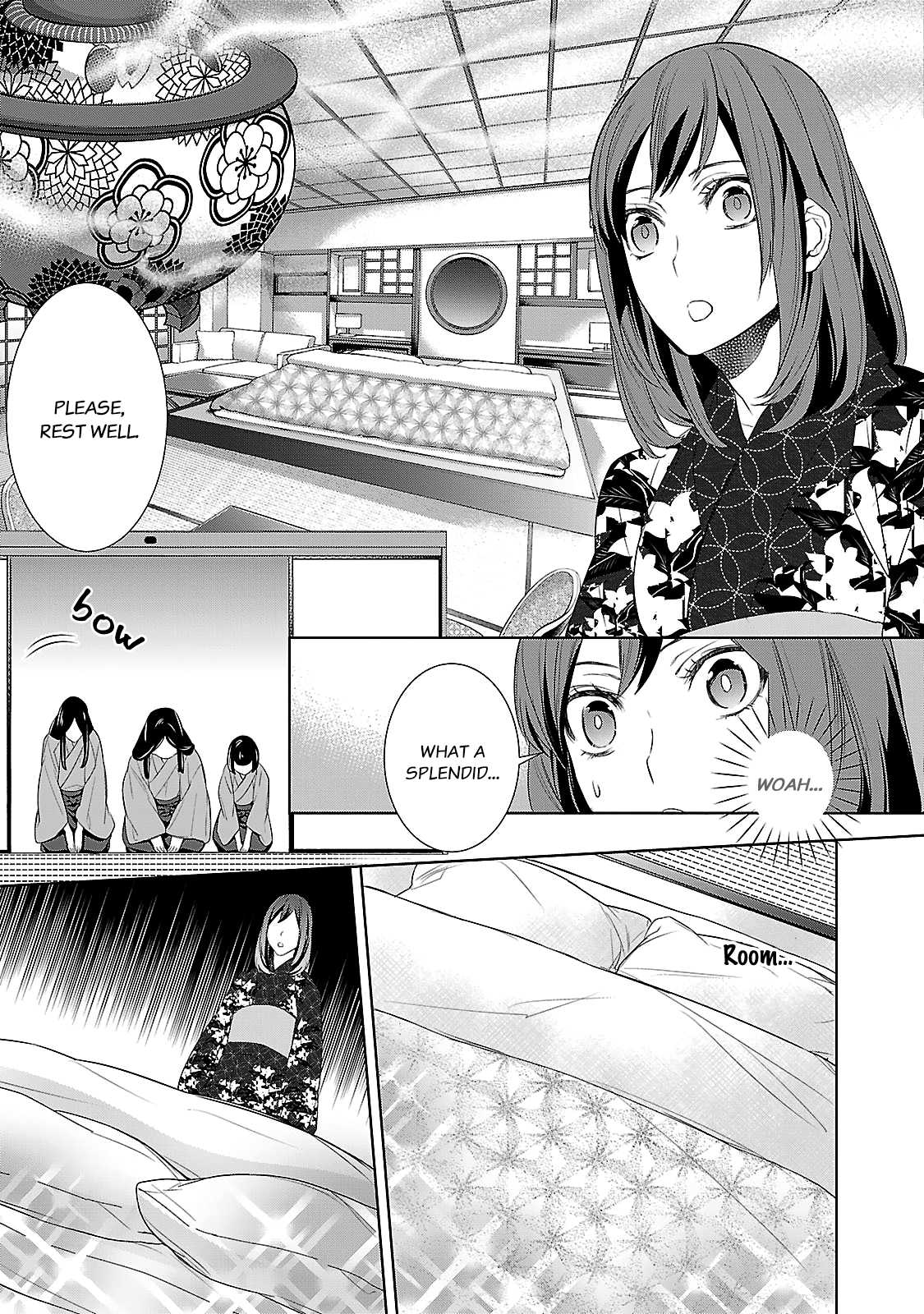 Kakuriyo no Yadomeshi: Ayakashi Oyado ni Yomeiri Shimasu. chapter 3 page 5