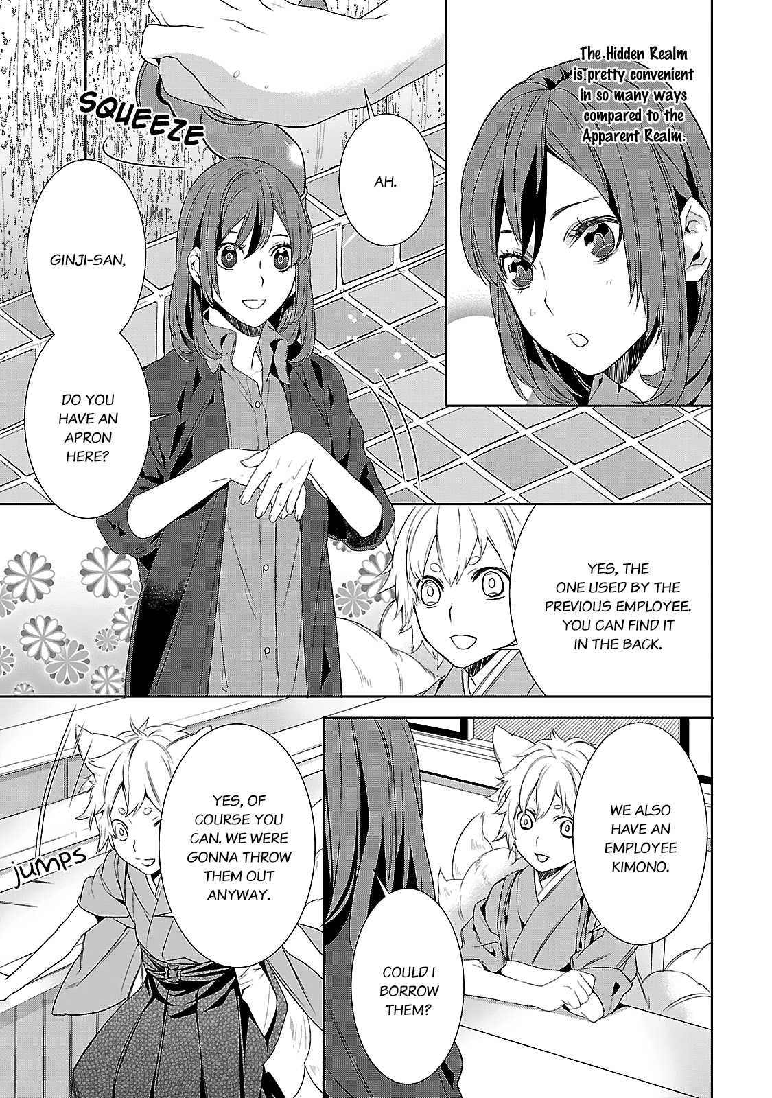 Kakuriyo no Yadomeshi: Ayakashi Oyado ni Yomeiri Shimasu. chapter 4 page 37