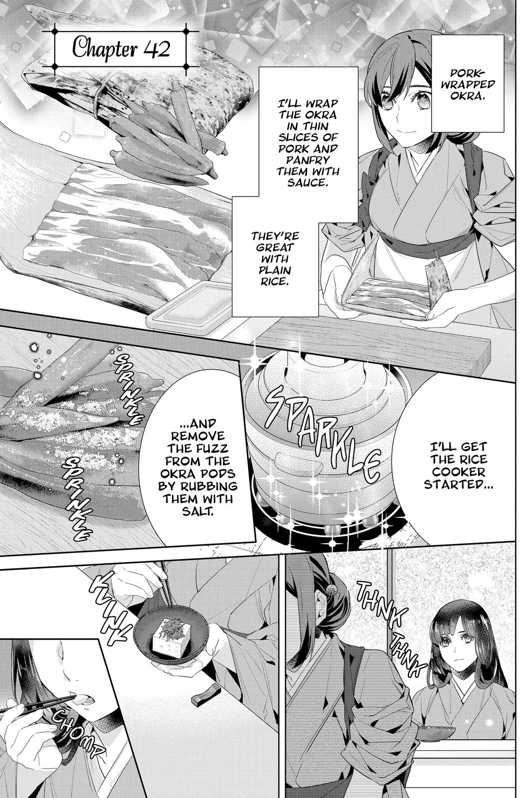 Kakuriyo no Yadomeshi: Ayakashi Oyado ni Yomeiri Shimasu. chapter 42 page 1