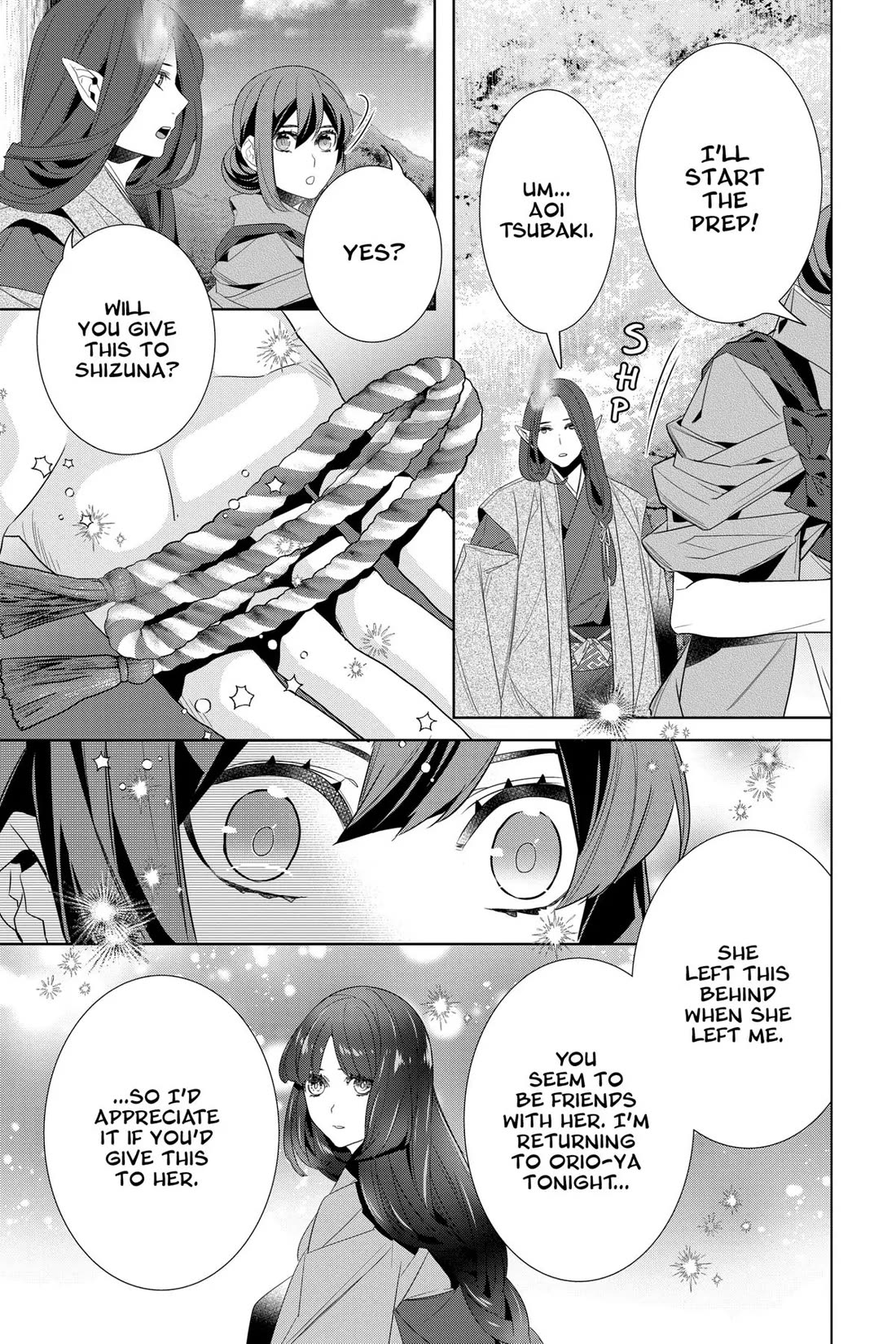 Kakuriyo no Yadomeshi: Ayakashi Oyado ni Yomeiri Shimasu. chapter 53 page 5