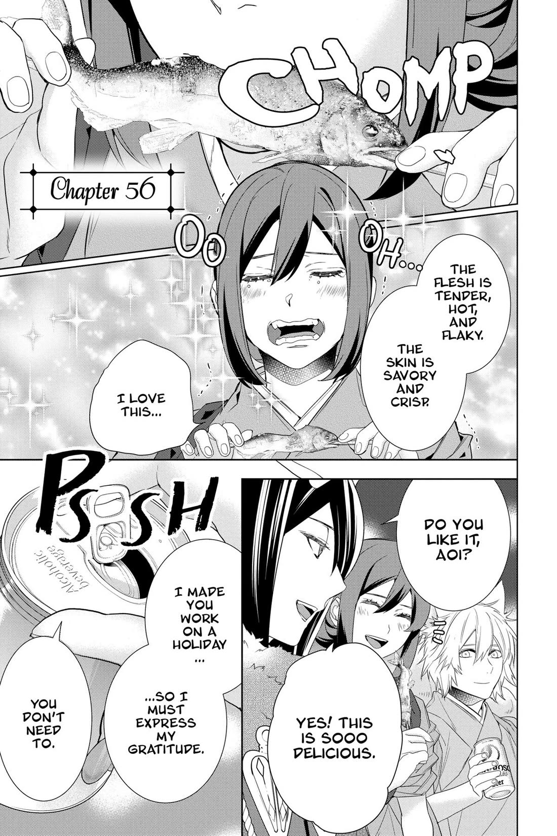 Kakuriyo no Yadomeshi: Ayakashi Oyado ni Yomeiri Shimasu. chapter 56 page 1