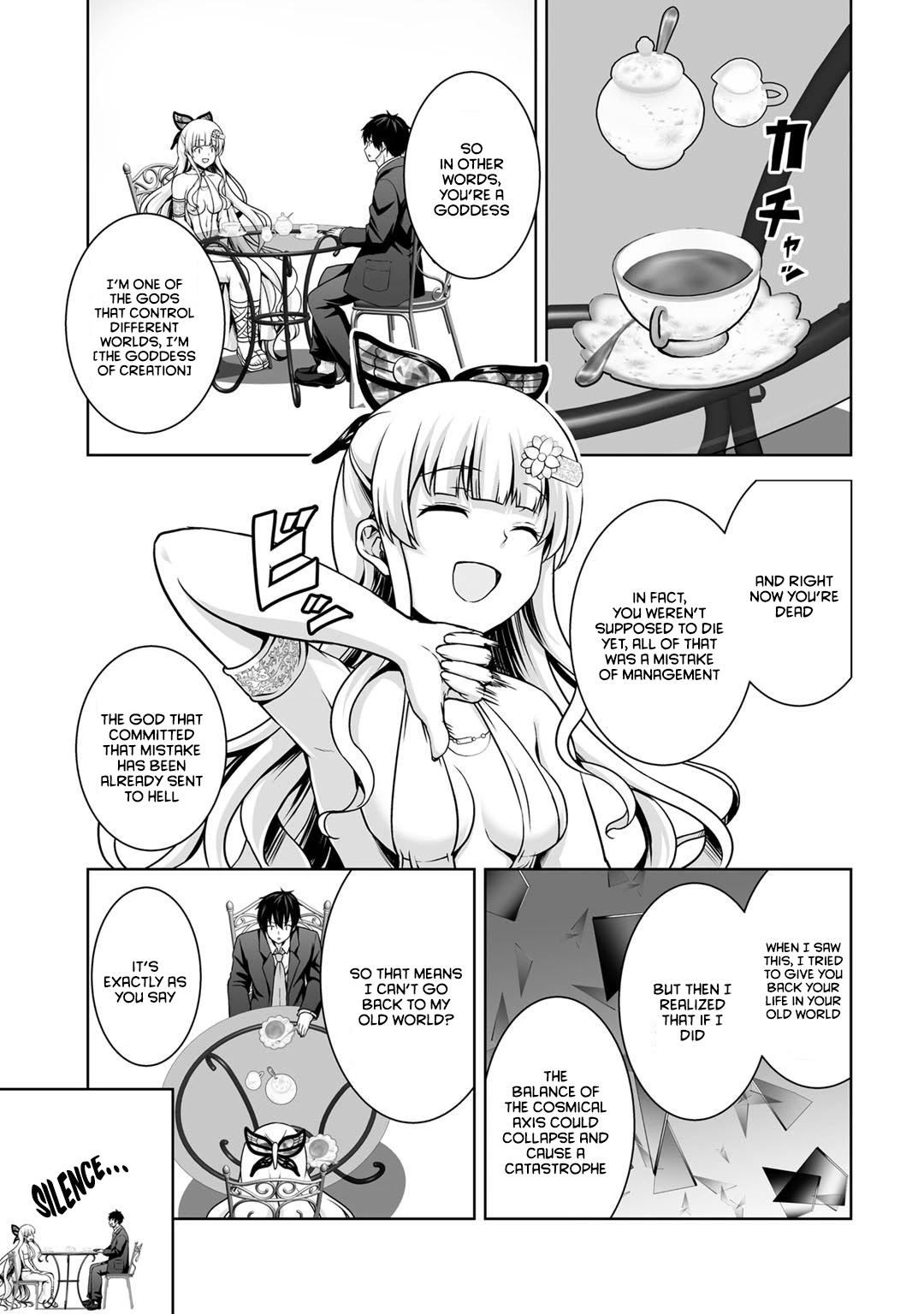 Kami no Techigai de Shindara Zumi de Isekai ni Hourikomare Mashita chapter 1 page 8
