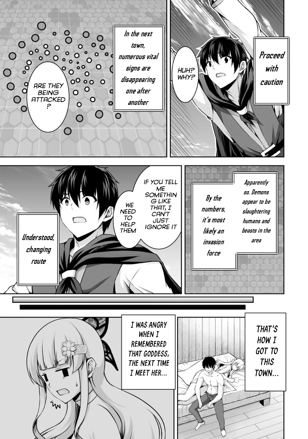 Kami no Techigai de Shindara Zumi de Isekai ni Hourikomare Mashita chapter 3 page 30