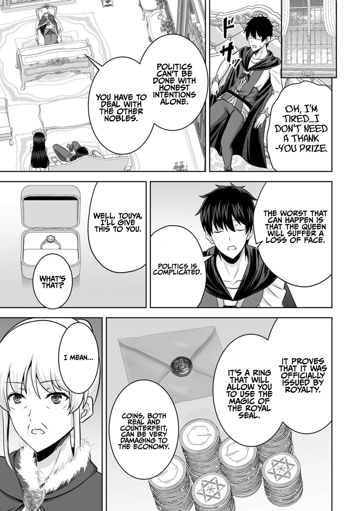 Kami no Techigai de Shindara Zumi de Isekai ni Hourikomare Mashita chapter 30 page 17