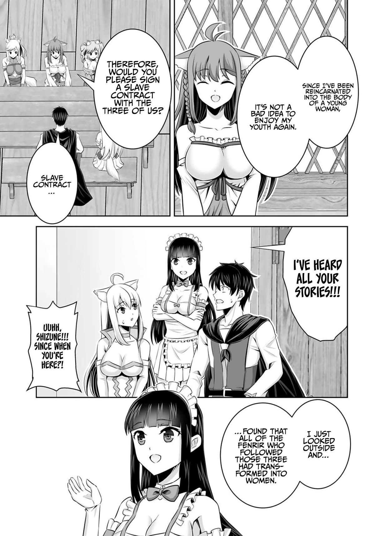 Kami no Techigai de Shindara Zumi de Isekai ni Hourikomare Mashita chapter 35 page 28