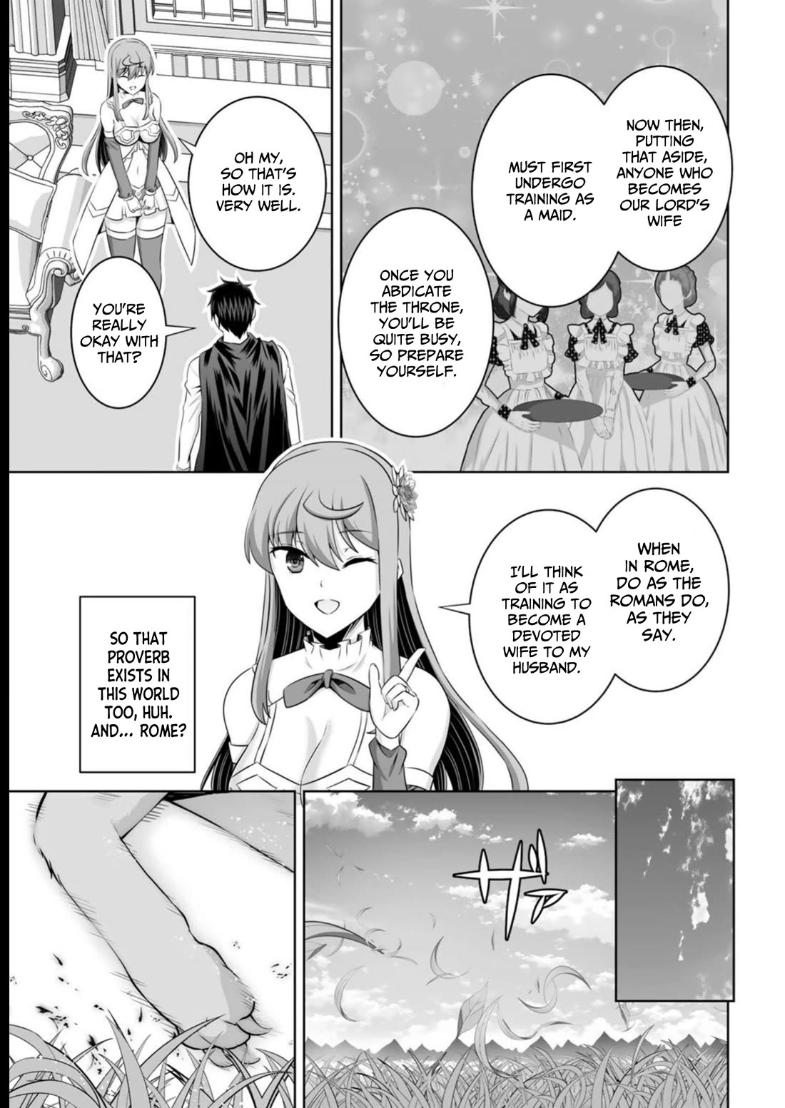 Kami no Techigai de Shindara Zumi de Isekai ni Hourikomare Mashita chapter 38 page 28