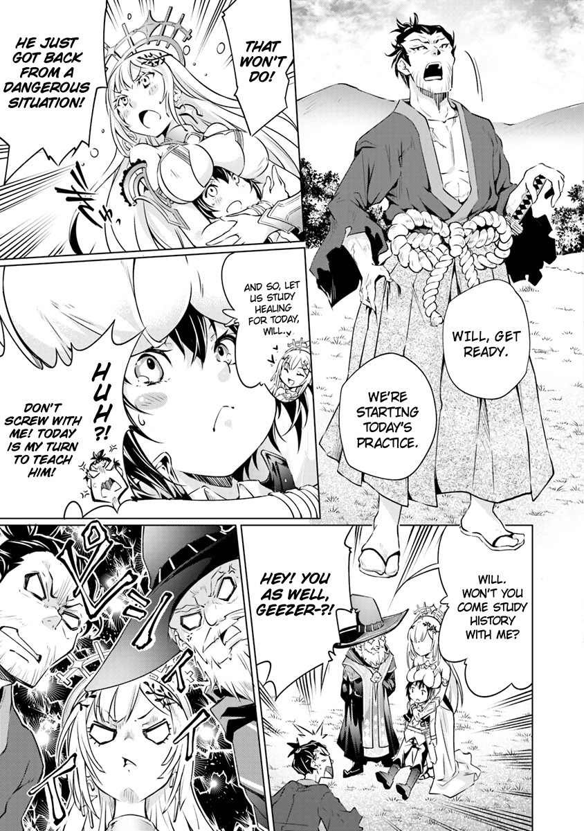 Kamigami ni Sodaterare Shimo no, Saikyou to Naru chapter 1.1 page 18