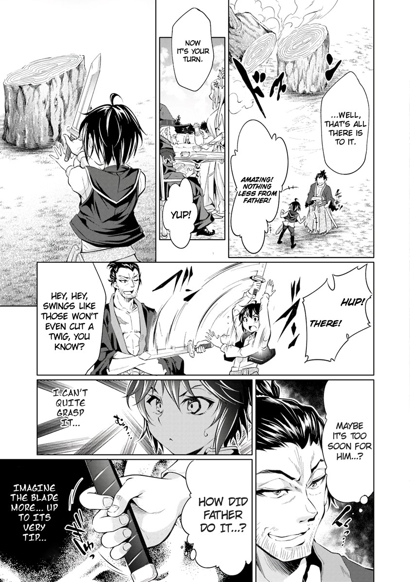 Kamigami ni Sodaterare Shimo no, Saikyou to Naru chapter 1.1 page 22