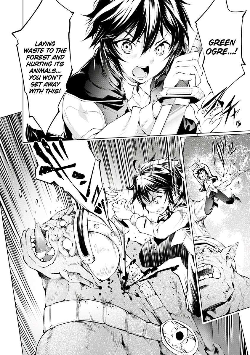 Kamigami ni Sodaterare Shimo no, Saikyou to Naru chapter 1.1 page 7