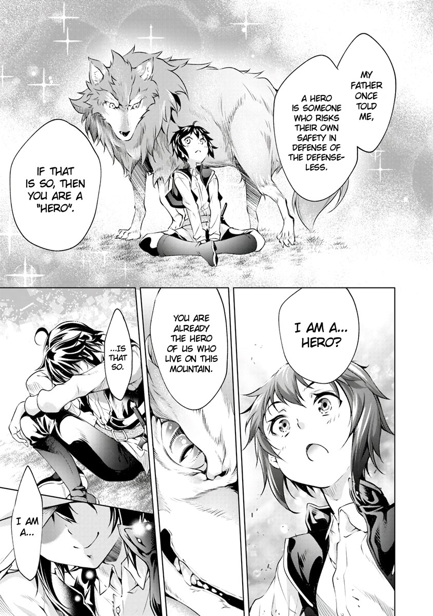 Kamigami ni Sodaterare Shimo no, Saikyou to Naru chapter 1.2 page 20