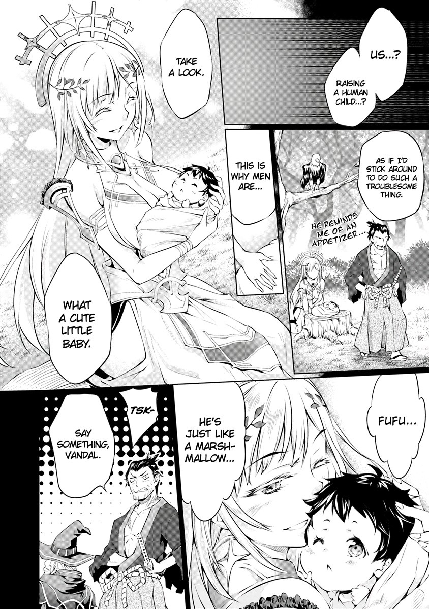 Kamigami ni Sodaterare Shimo no, Saikyou to Naru chapter 1.2 page 7