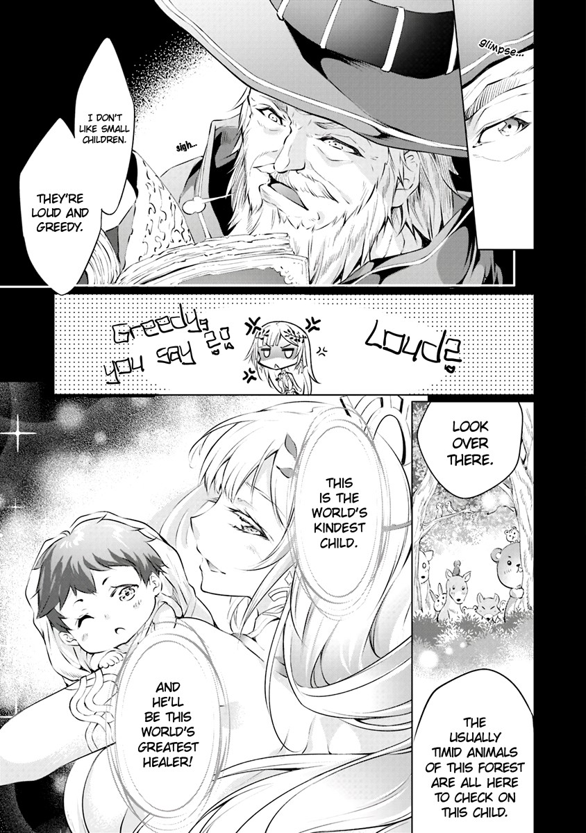 Kamigami ni Sodaterare Shimo no, Saikyou to Naru chapter 1.2 page 8