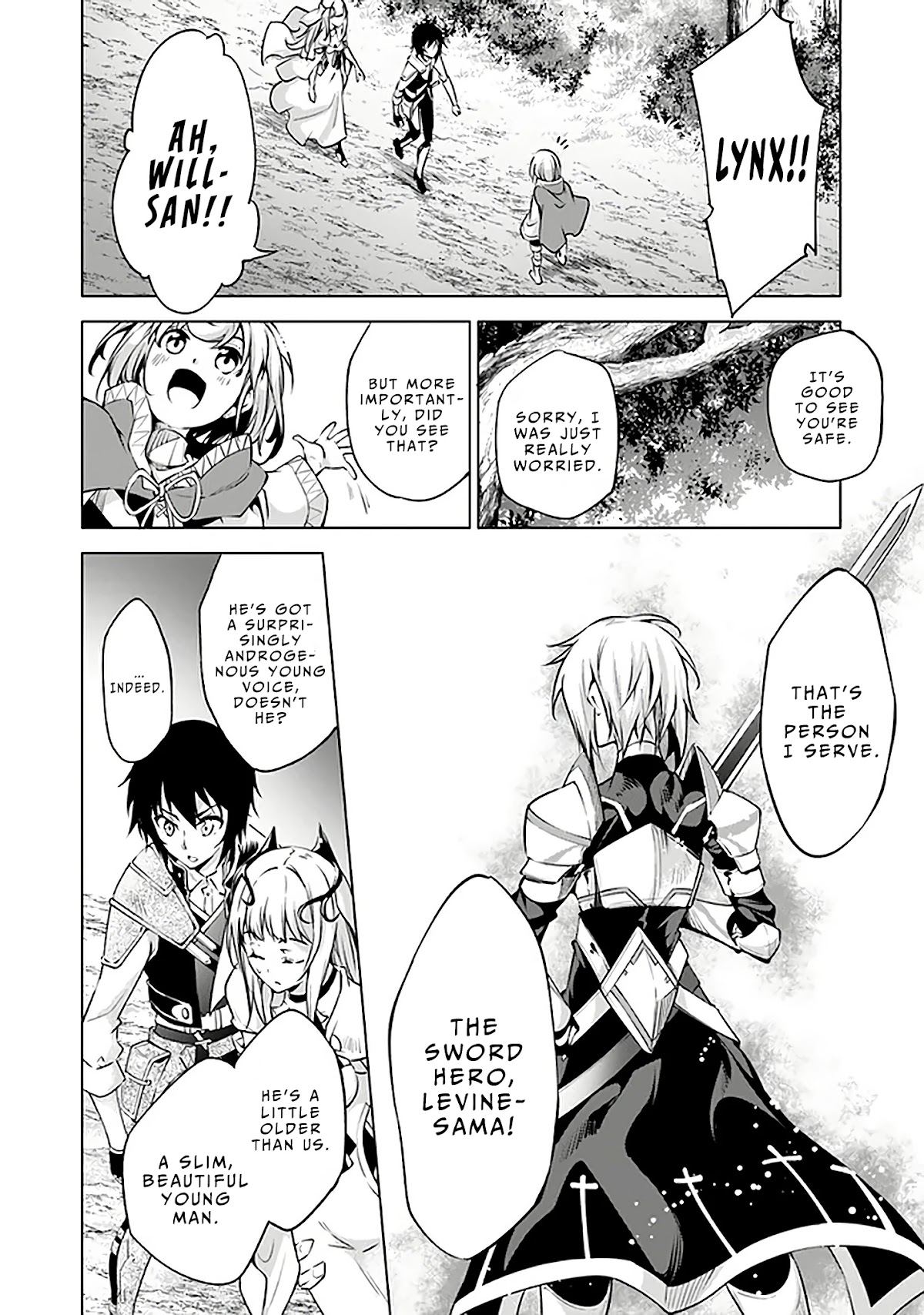 Kamigami ni Sodaterare Shimo no, Saikyou to Naru chapter 10.1 page 5