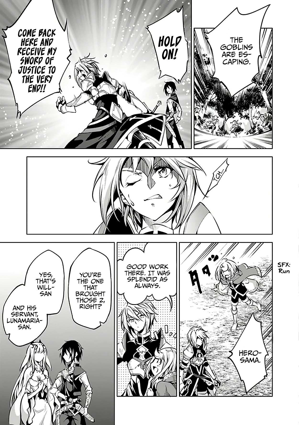 Kamigami ni Sodaterare Shimo no, Saikyou to Naru chapter 10.2 page 11