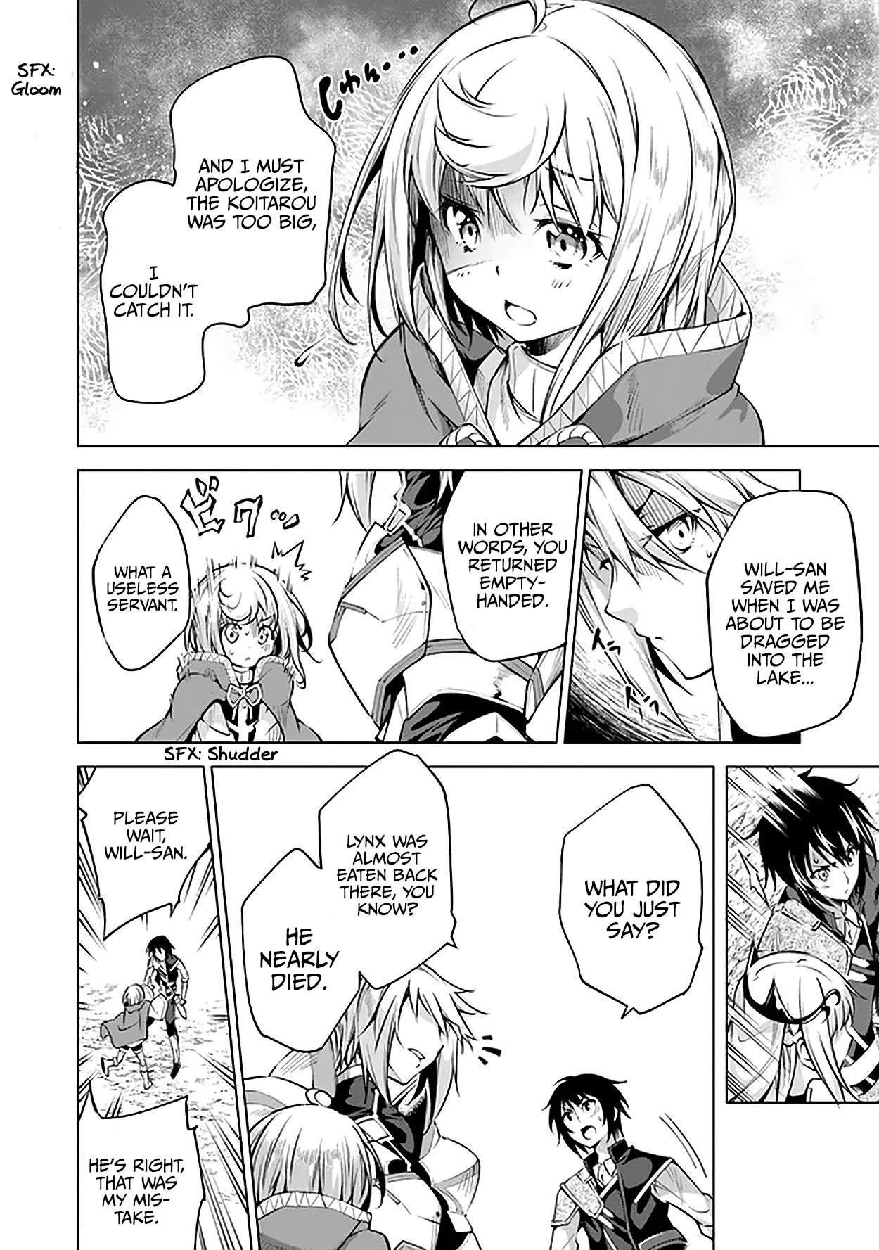 Kamigami ni Sodaterare Shimo no, Saikyou to Naru chapter 10.2 page 12