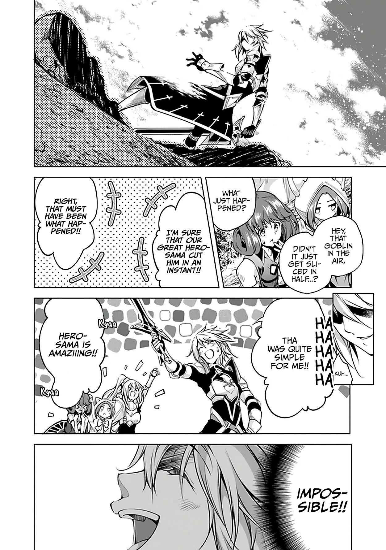 Kamigami ni Sodaterare Shimo no, Saikyou to Naru chapter 10.2 page 8