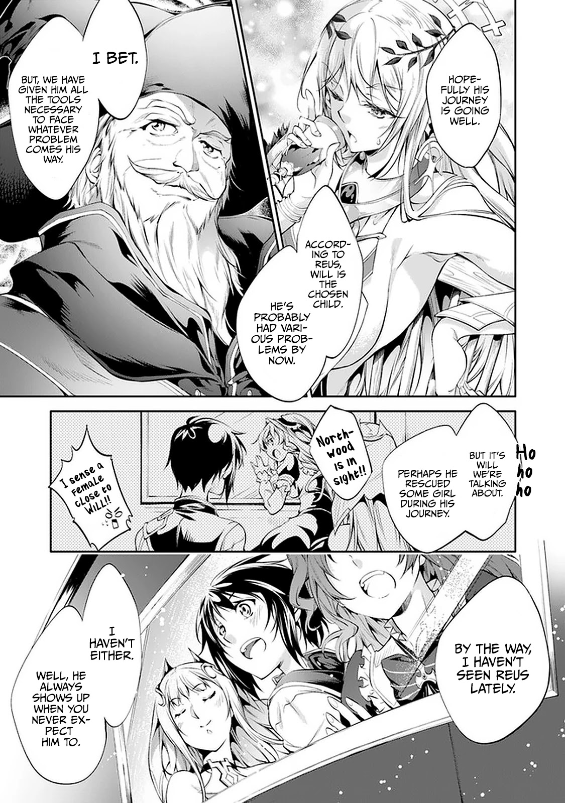 Kamigami ni Sodaterare Shimo no, Saikyou to Naru chapter 13 page 20