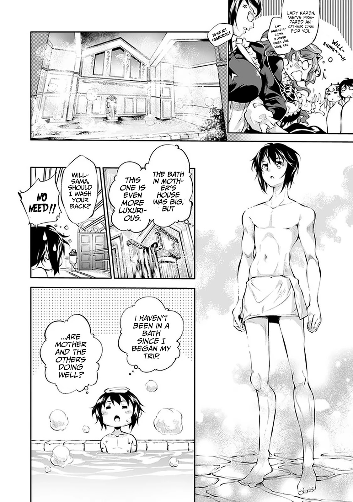 Kamigami ni Sodaterare Shimo no, Saikyou to Naru chapter 14 page 14