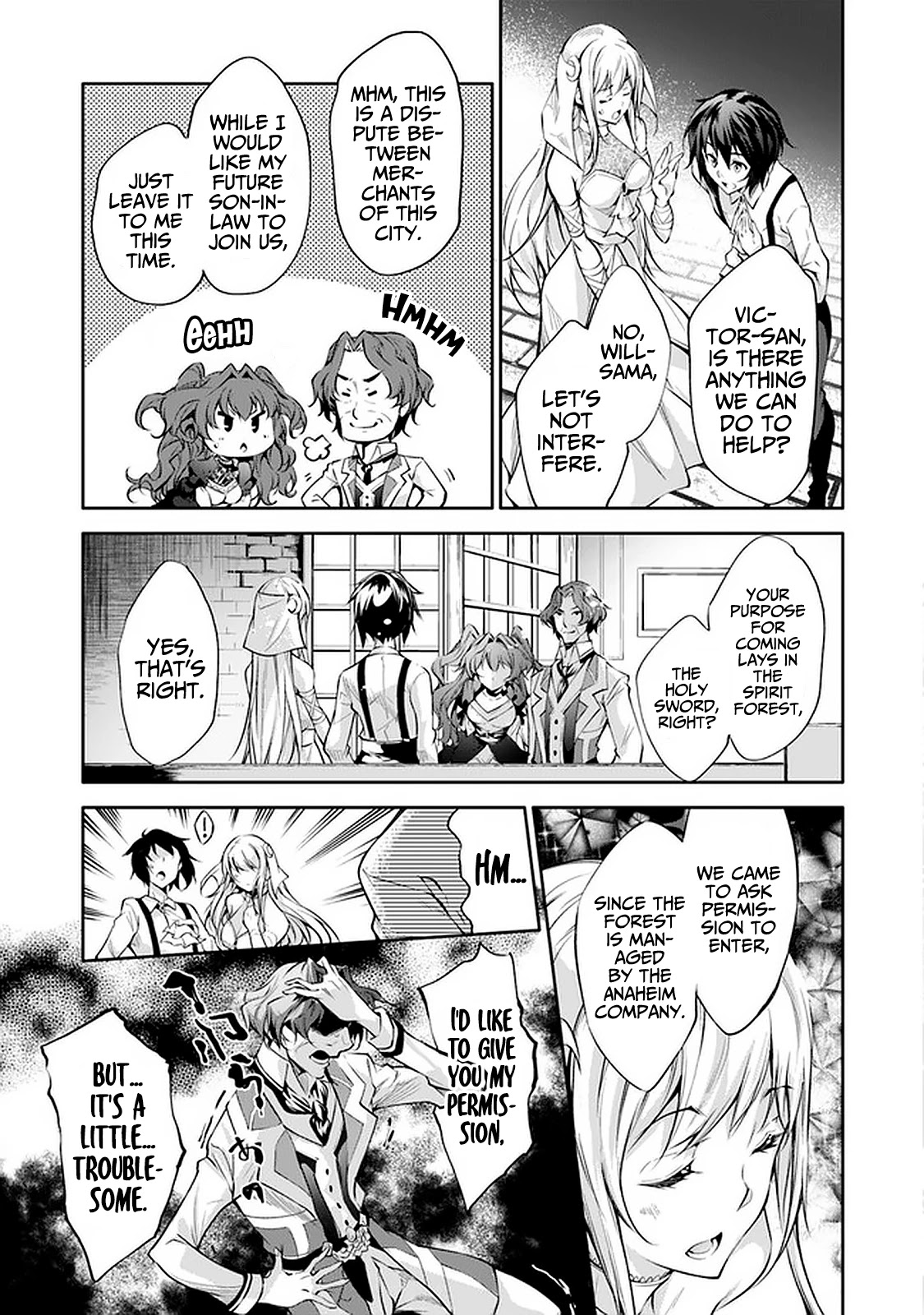 Kamigami ni Sodaterare Shimo no, Saikyou to Naru chapter 15 page 14