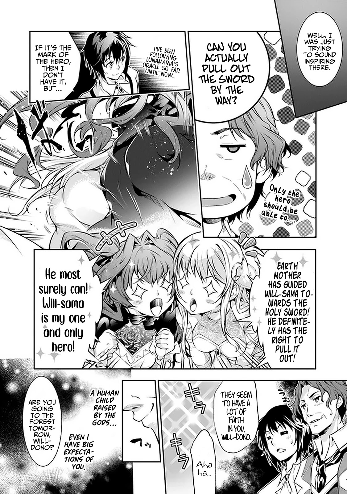 Kamigami ni Sodaterare Shimo no, Saikyou to Naru chapter 15 page 17