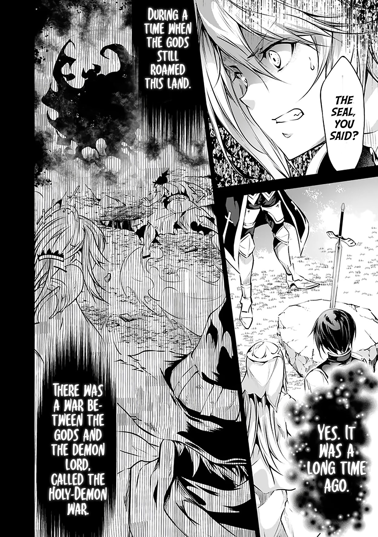 Kamigami ni Sodaterare Shimo no, Saikyou to Naru chapter 17 page 18