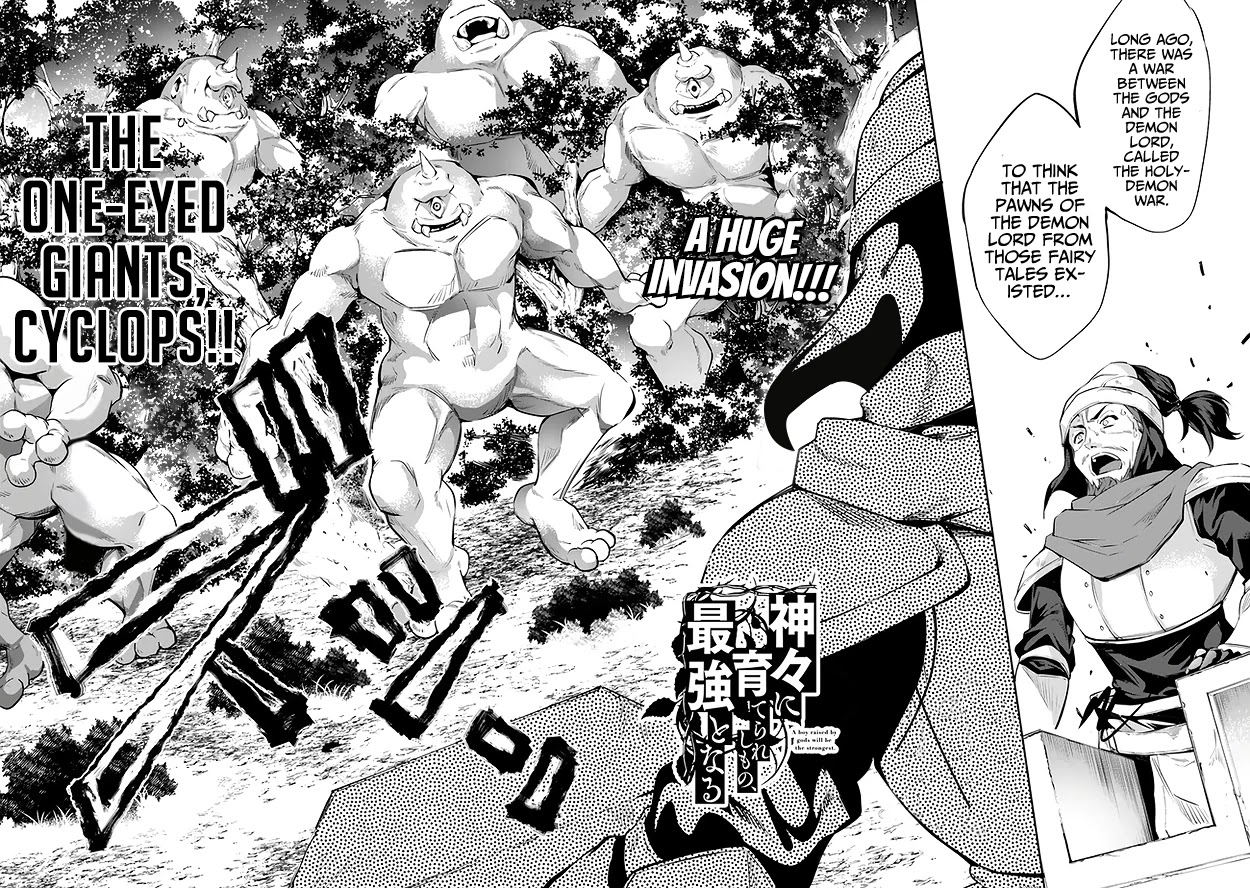 Kamigami ni Sodaterare Shimo no, Saikyou to Naru chapter 17 page 3