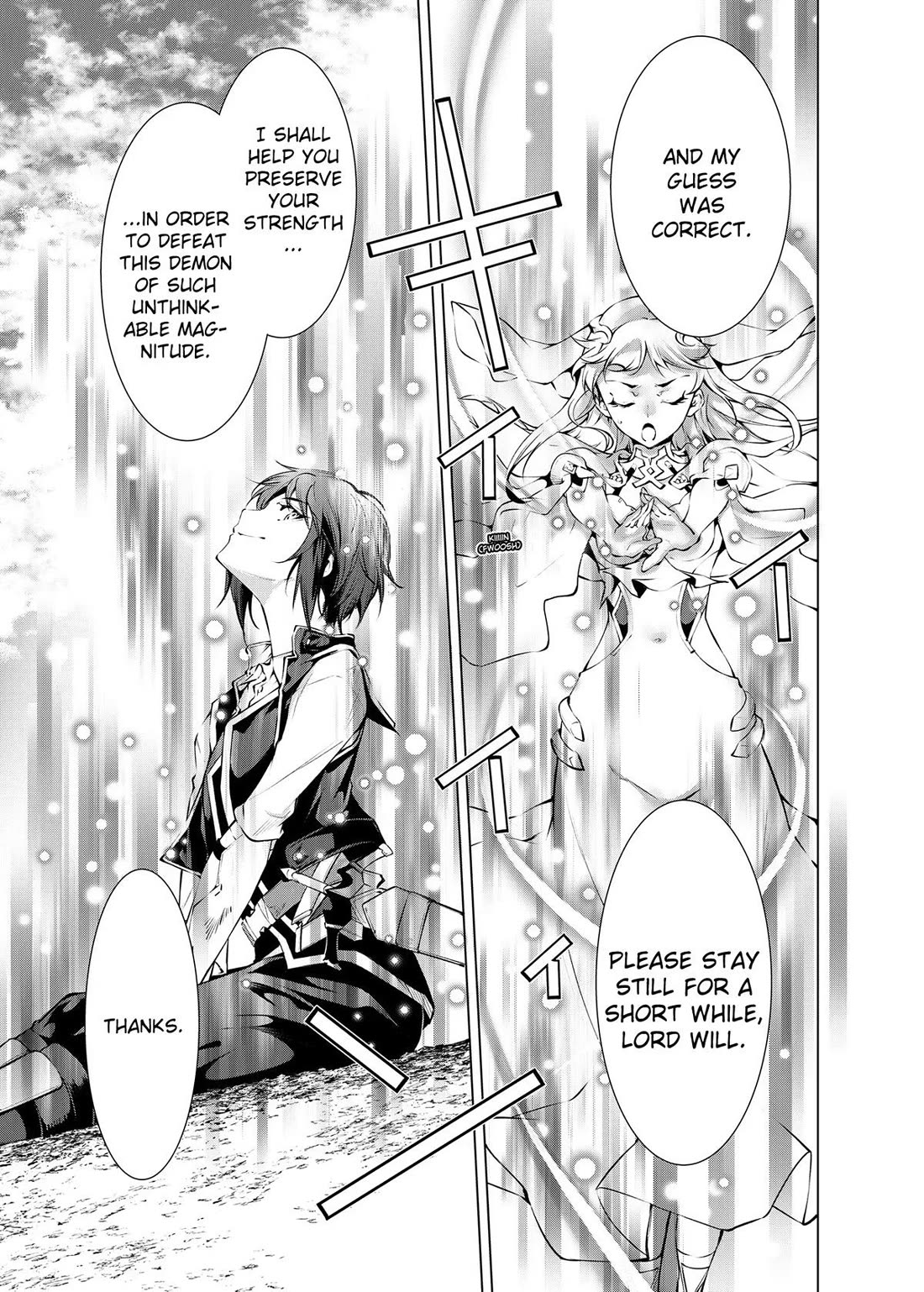 Kamigami ni Sodaterare Shimo no, Saikyou to Naru chapter 27 page 7