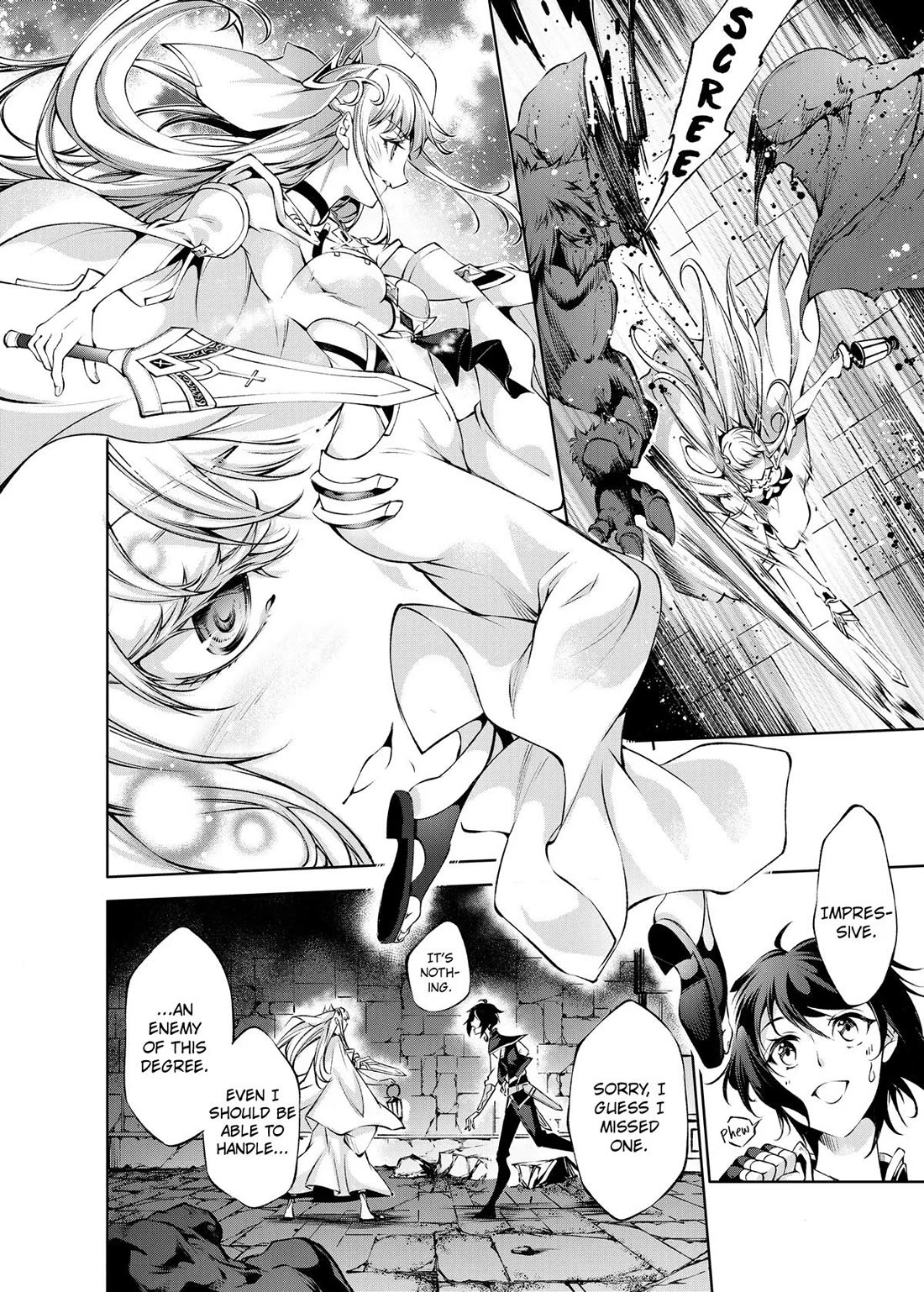 Kamigami ni Sodaterare Shimo no, Saikyou to Naru chapter 30 page 4