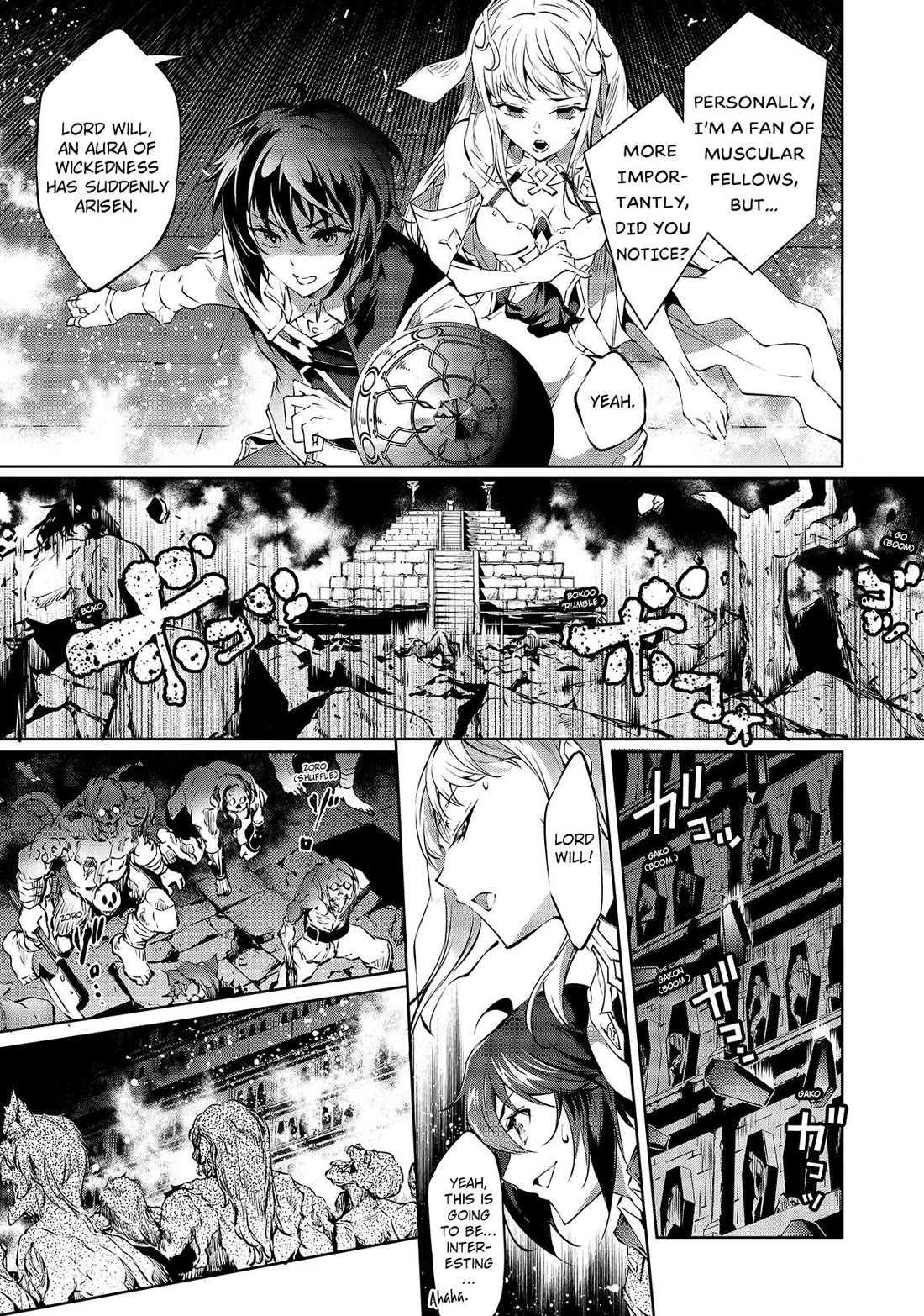 Kamigami ni Sodaterare Shimo no, Saikyou to Naru chapter 31 page 13