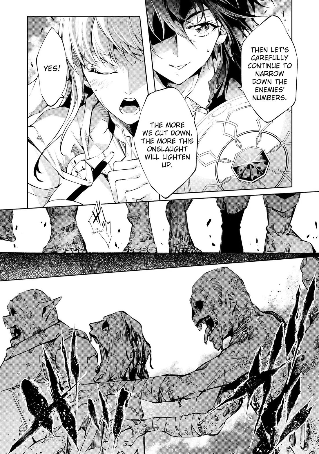 Kamigami ni Sodaterare Shimo no, Saikyou to Naru chapter 32 page 14