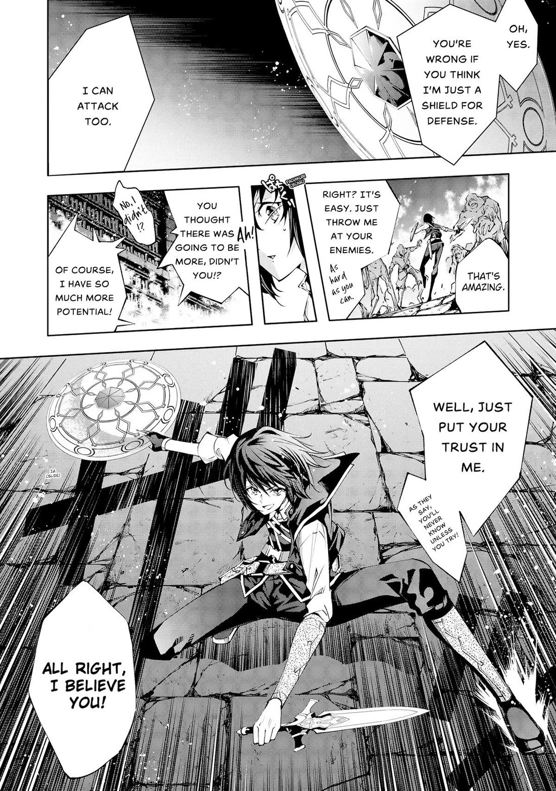 Kamigami ni Sodaterare Shimo no, Saikyou to Naru chapter 32 page 2