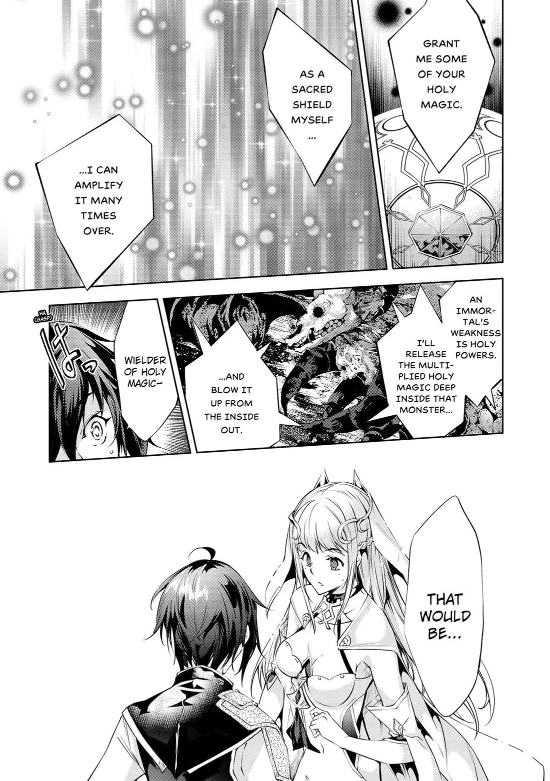 Kamigami ni Sodaterare Shimo no, Saikyou to Naru chapter 33 page 11