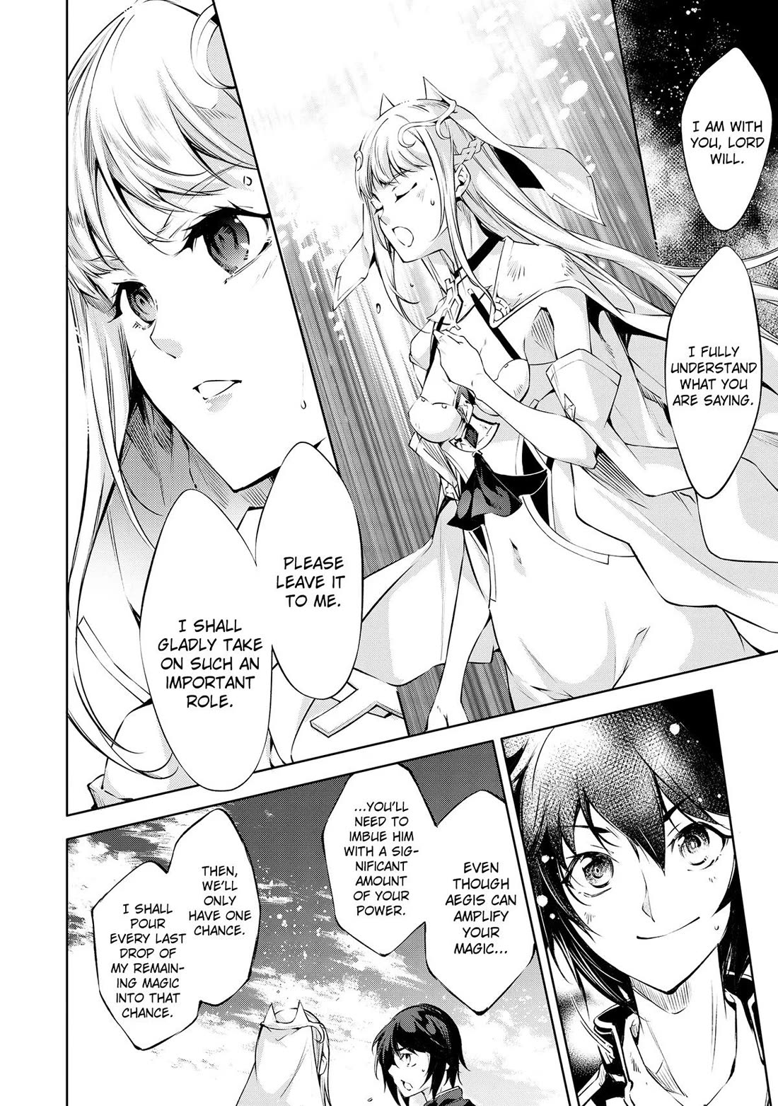 Kamigami ni Sodaterare Shimo no, Saikyou to Naru chapter 33 page 12