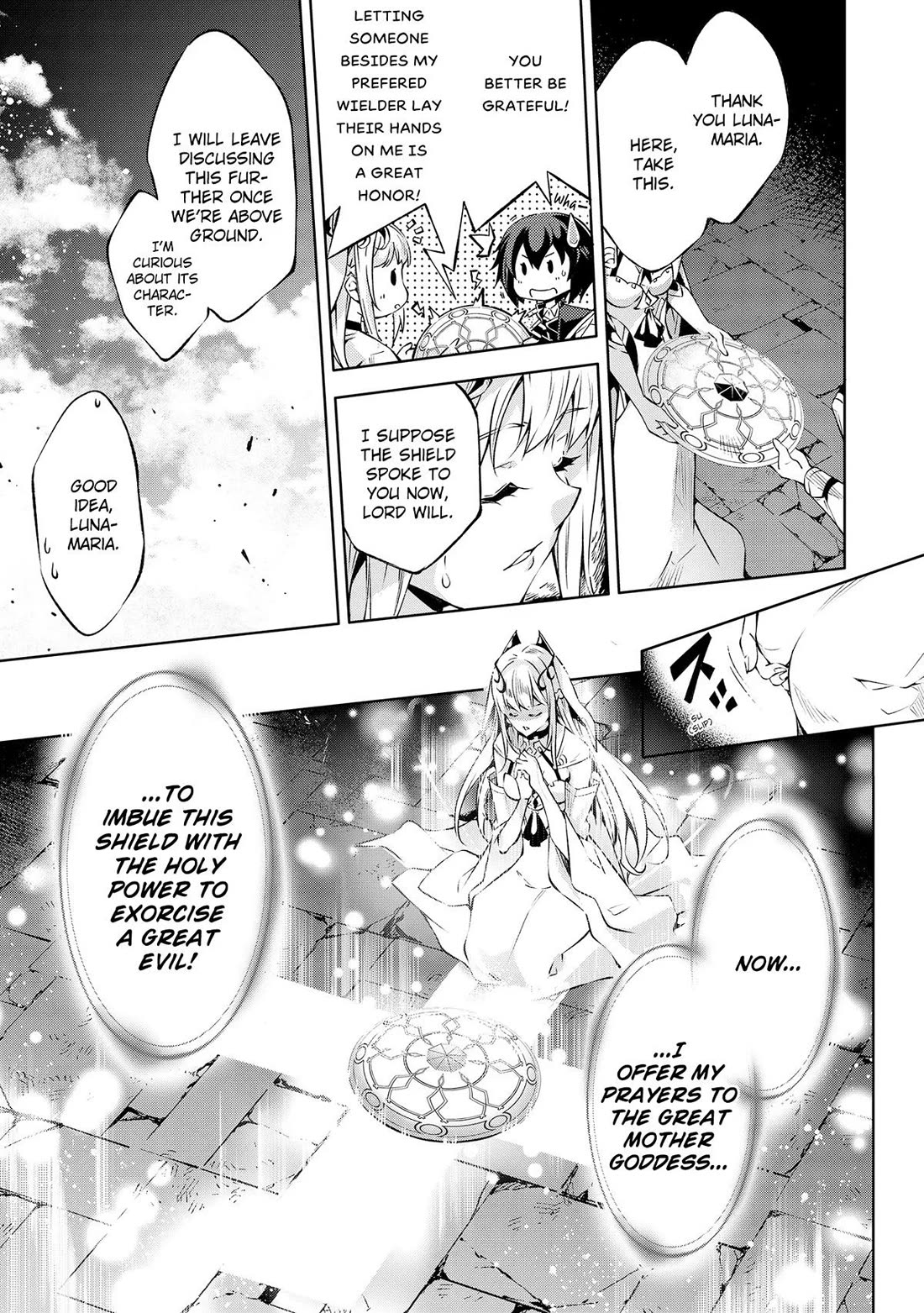 Kamigami ni Sodaterare Shimo no, Saikyou to Naru chapter 33 page 13