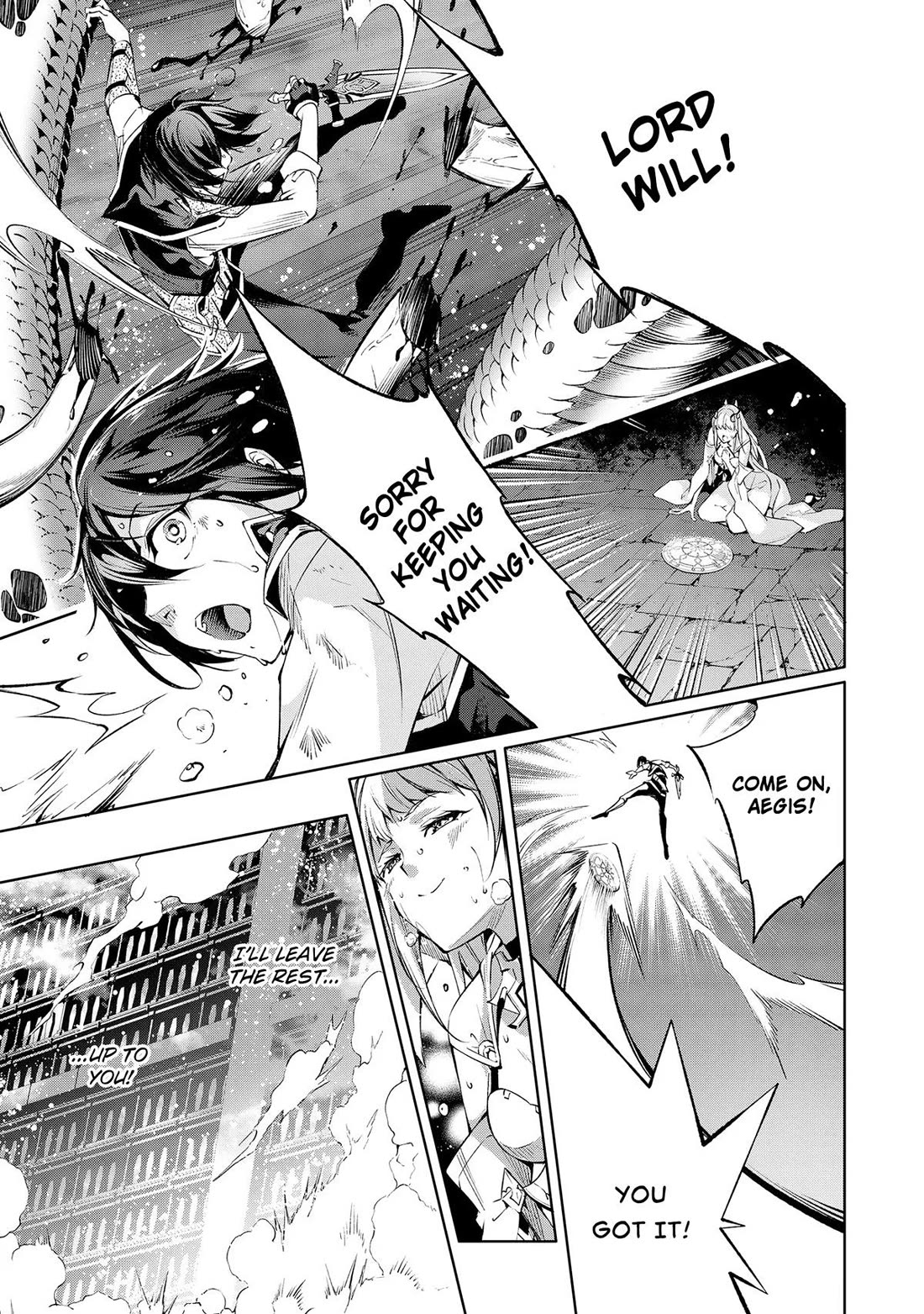 Kamigami ni Sodaterare Shimo no, Saikyou to Naru chapter 33 page 19