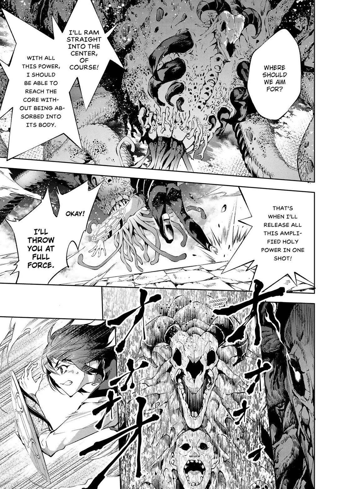 Kamigami ni Sodaterare Shimo no, Saikyou to Naru chapter 33 page 21