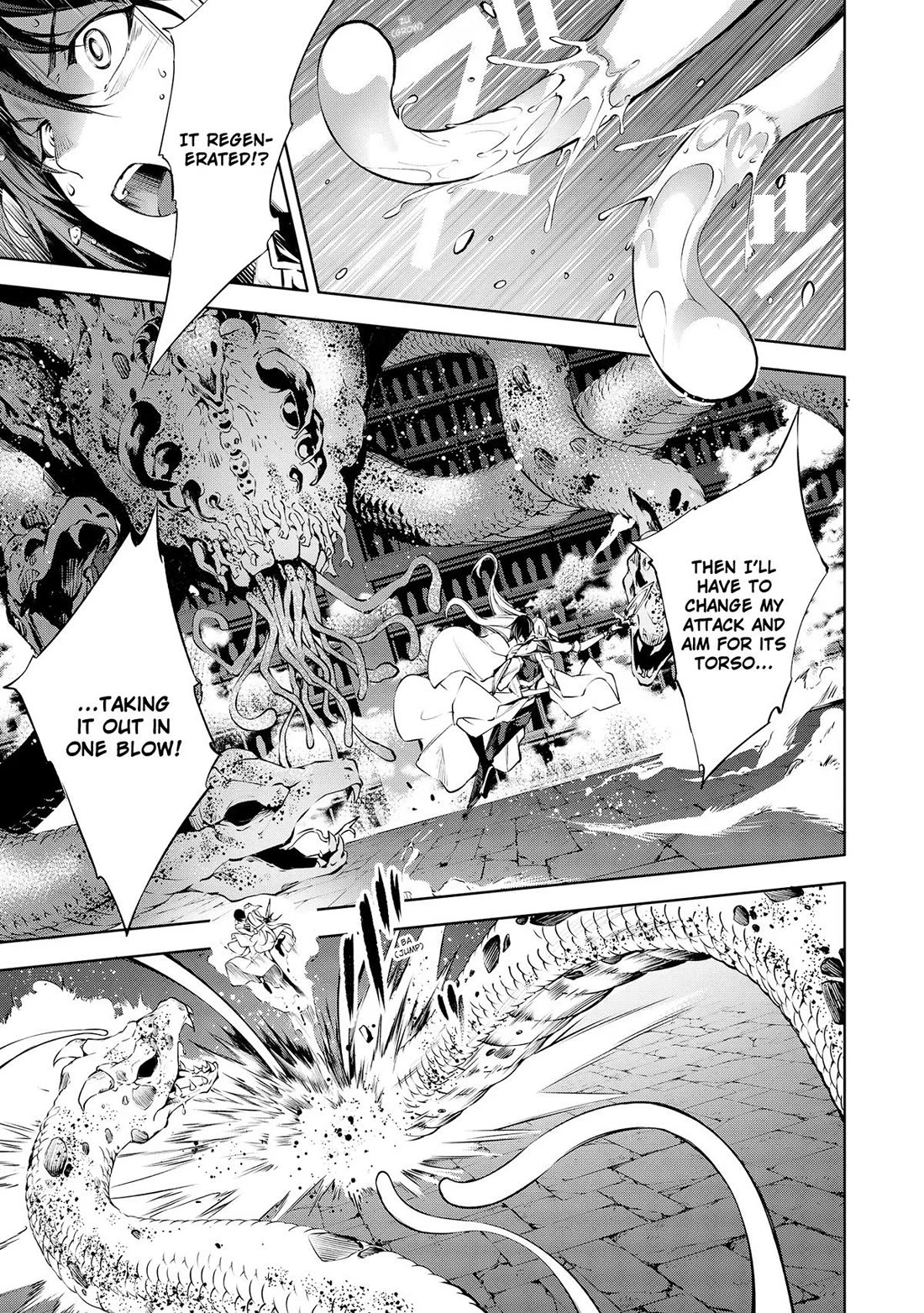 Kamigami ni Sodaterare Shimo no, Saikyou to Naru chapter 33 page 5