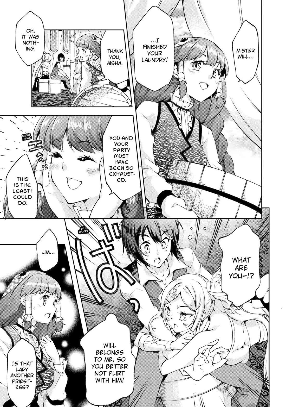 Kamigami ni Sodaterare Shimo no, Saikyou to Naru chapter 34 page 14