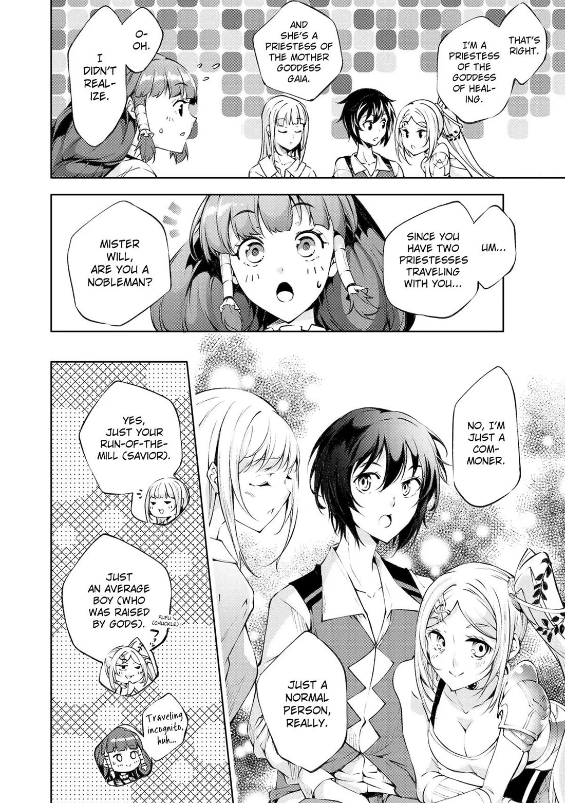 Kamigami ni Sodaterare Shimo no, Saikyou to Naru chapter 34 page 15