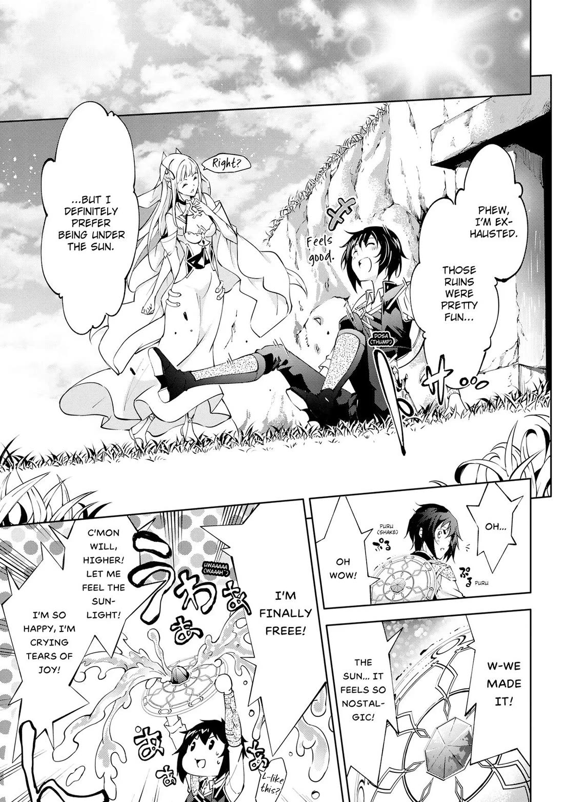 Kamigami ni Sodaterare Shimo no, Saikyou to Naru chapter 34 page 6