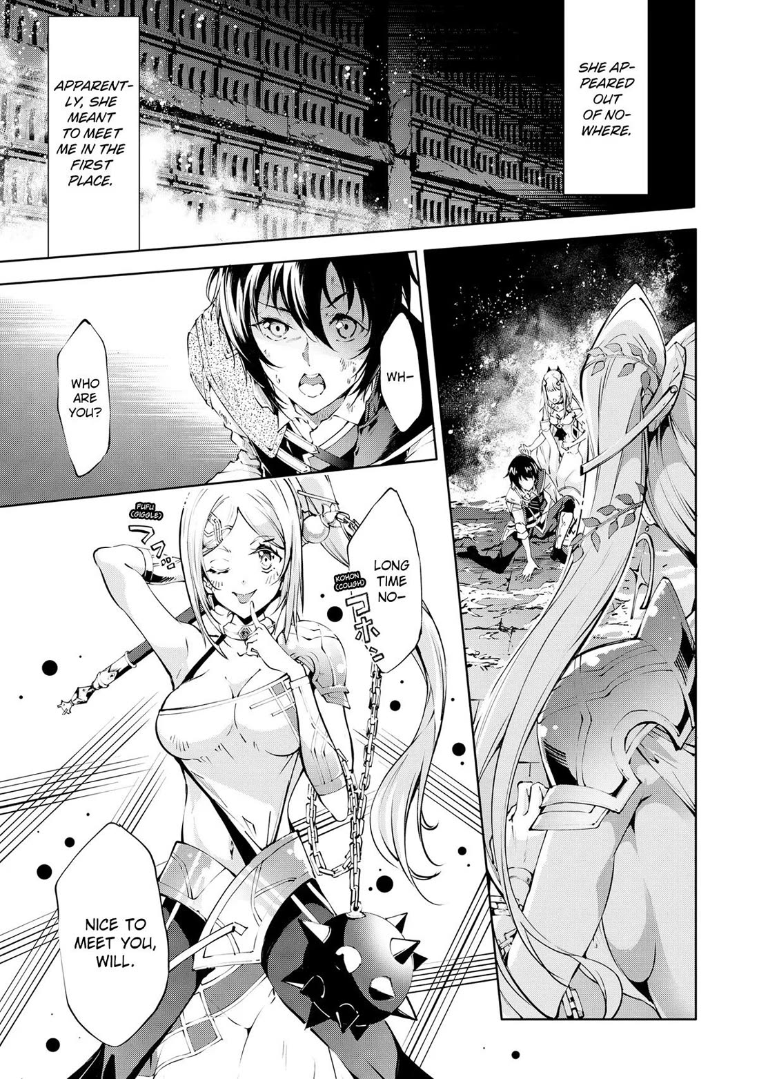 Kamigami ni Sodaterare Shimo no, Saikyou to Naru chapter 34 page 8