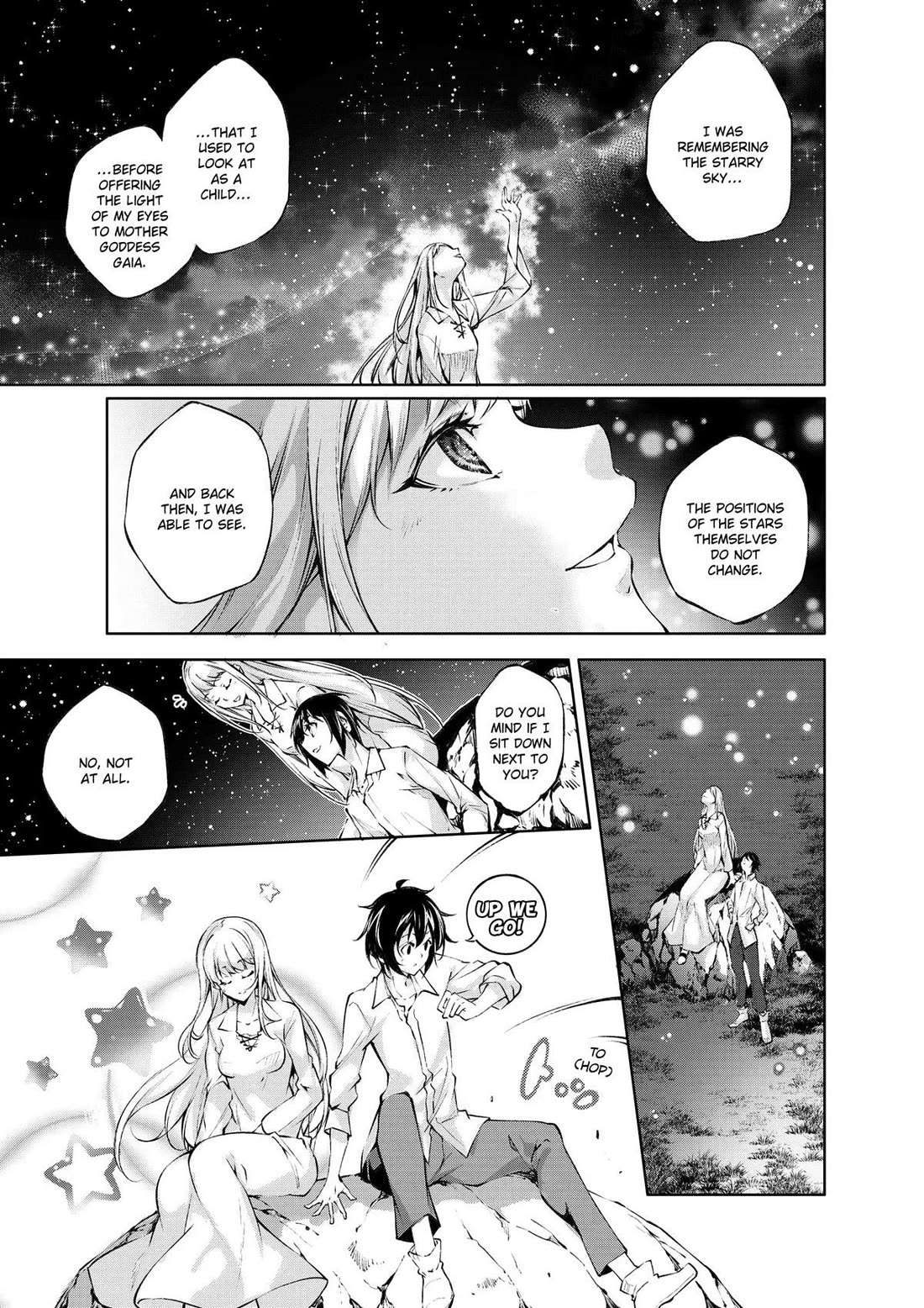 Kamigami ni Sodaterare Shimo no, Saikyou to Naru chapter 35 page 3