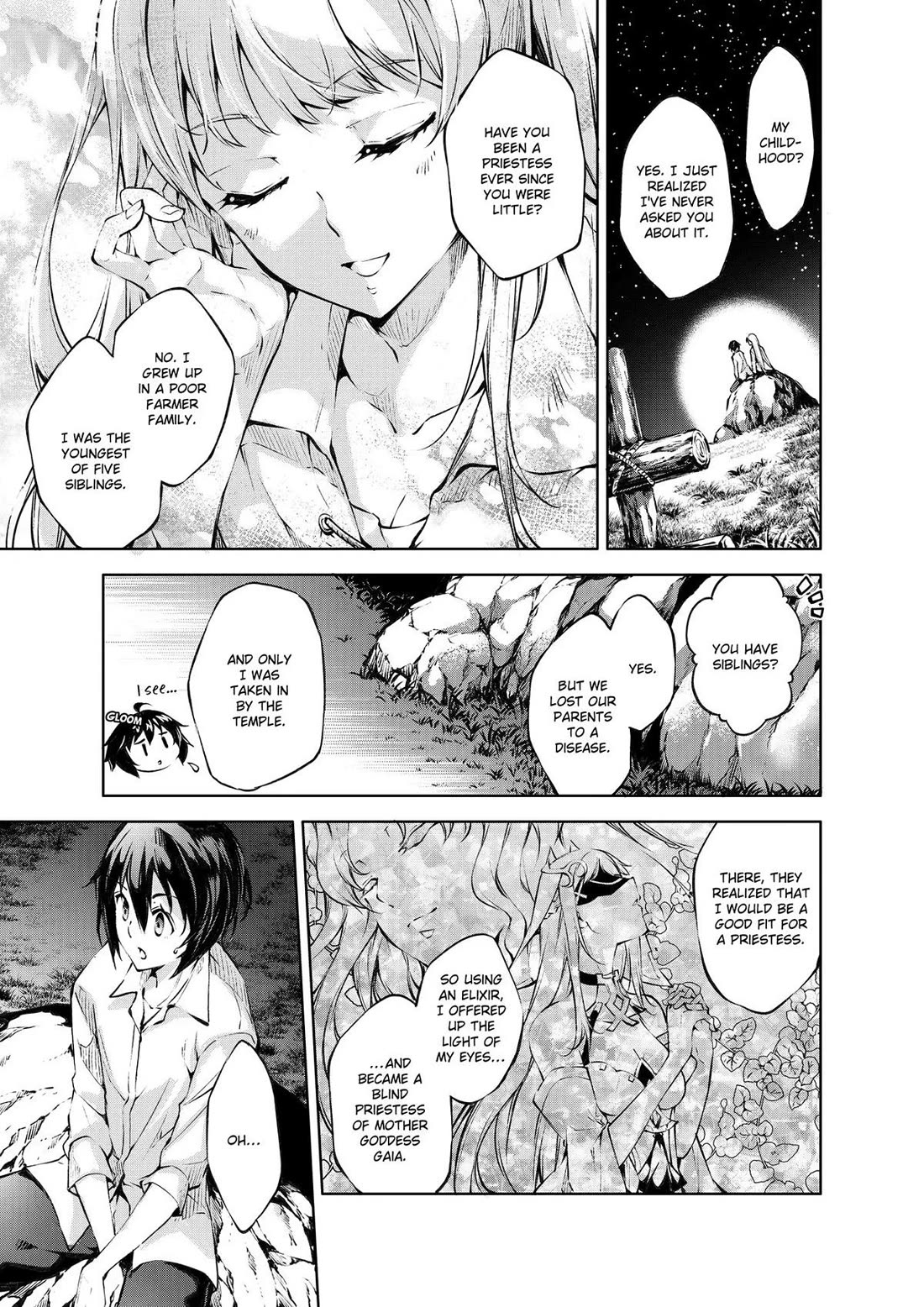 Kamigami ni Sodaterare Shimo no, Saikyou to Naru chapter 35 page 5