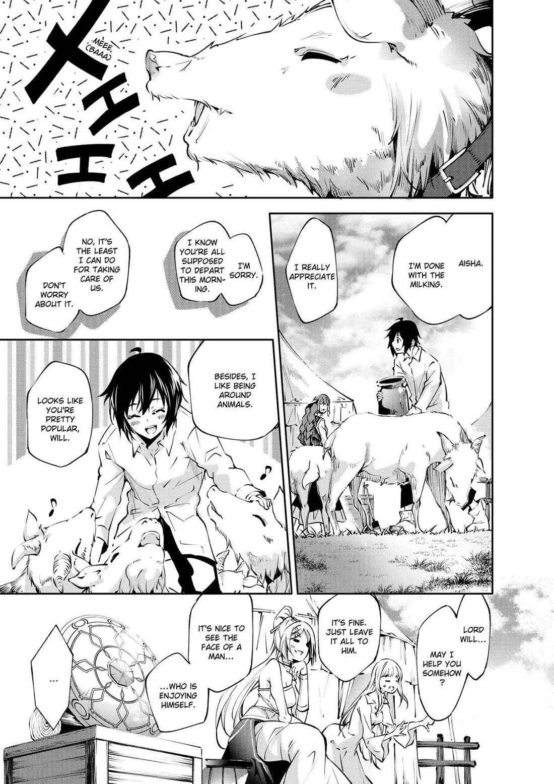 Kamigami ni Sodaterare Shimo no, Saikyou to Naru chapter 36 page 1